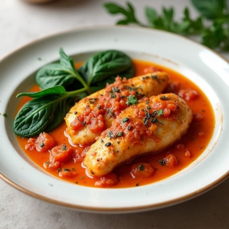 Creamy Spiced Tomato Chicken