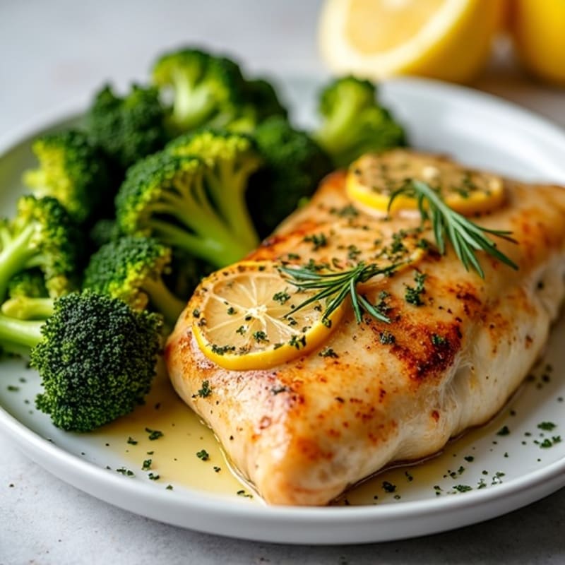 Sheet Pan Lemon Herb Chicken with Crispy Roasted Broccoli