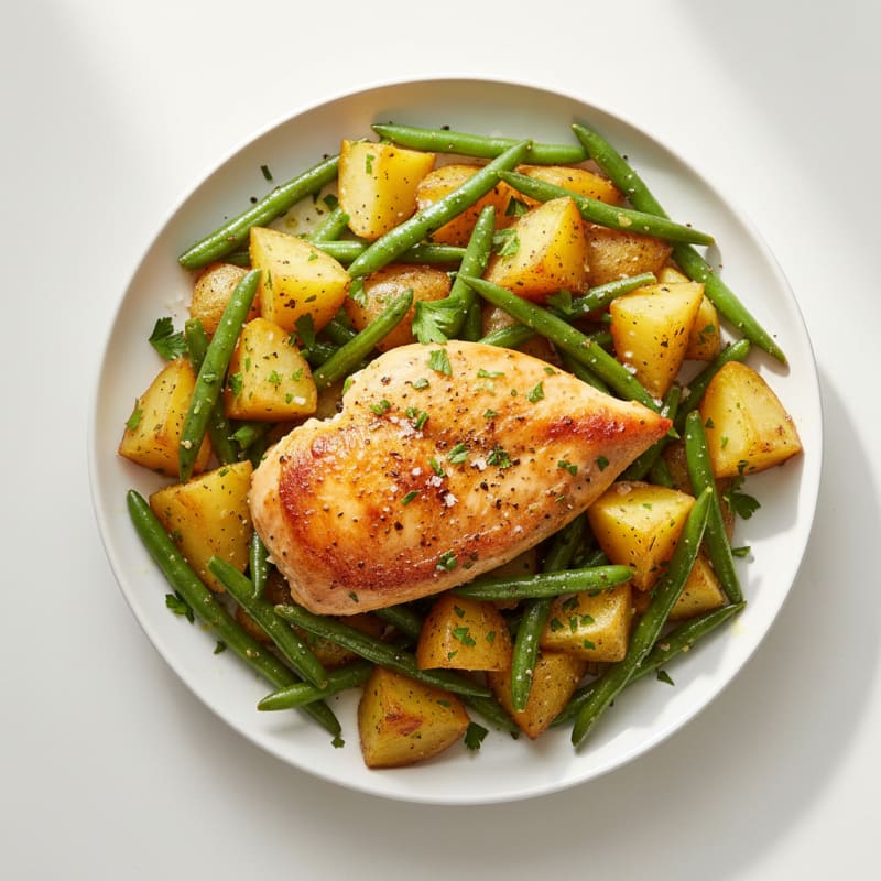Lemon Herb Roasted Chicken and Potatoes