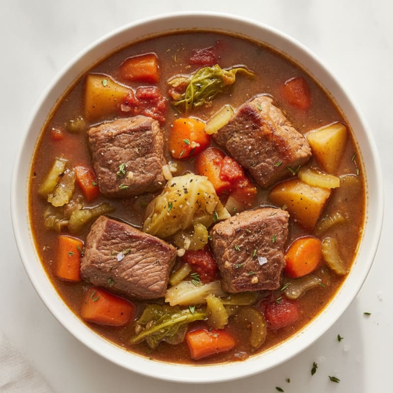 Hearty Beef and Root Vegetable Stew