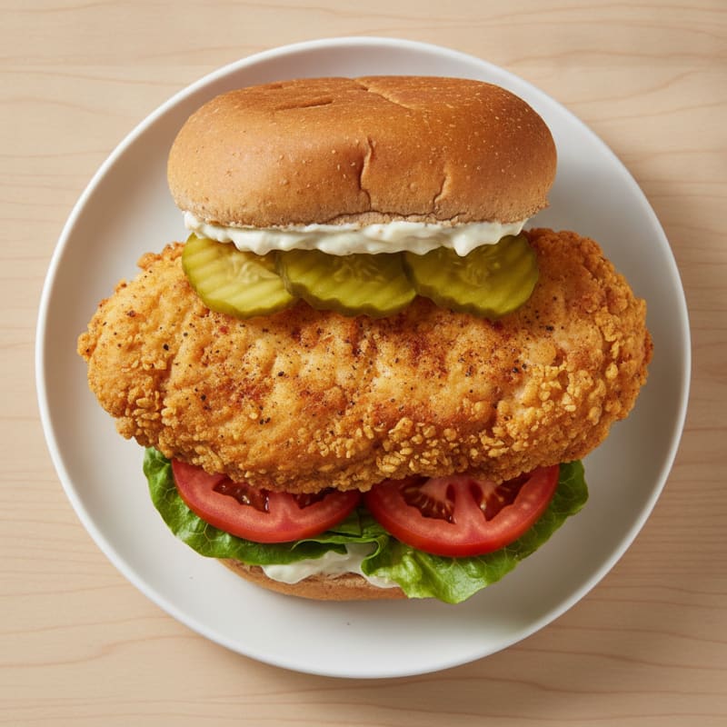 Crispy Buttermilk Air-Fried Chicken Sandwich