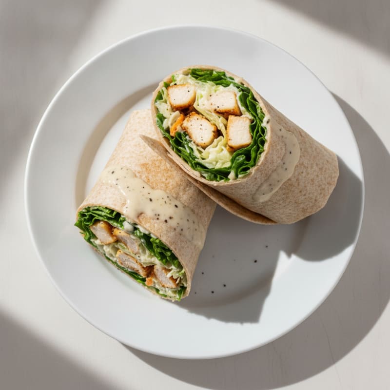 Chicken Caesar Salad Tortilla Wrap