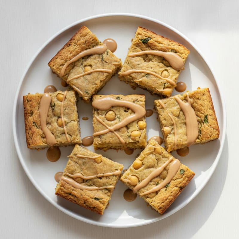 Banana Chickpea Protein Blondies