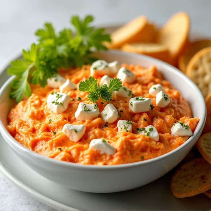 Creamy Greek Yogurt Buffalo Chicken Dip