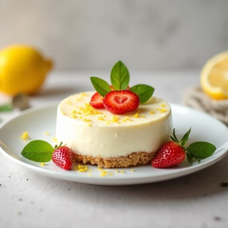 Creamy Greek Yogurt Protein Cheesecake