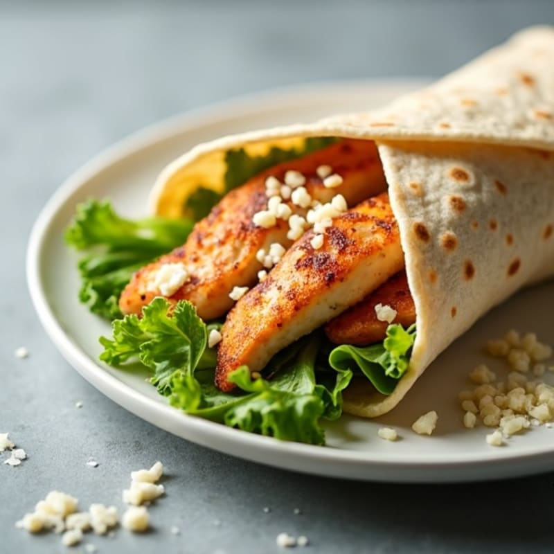 Crispy Chicken Caesar Wrap