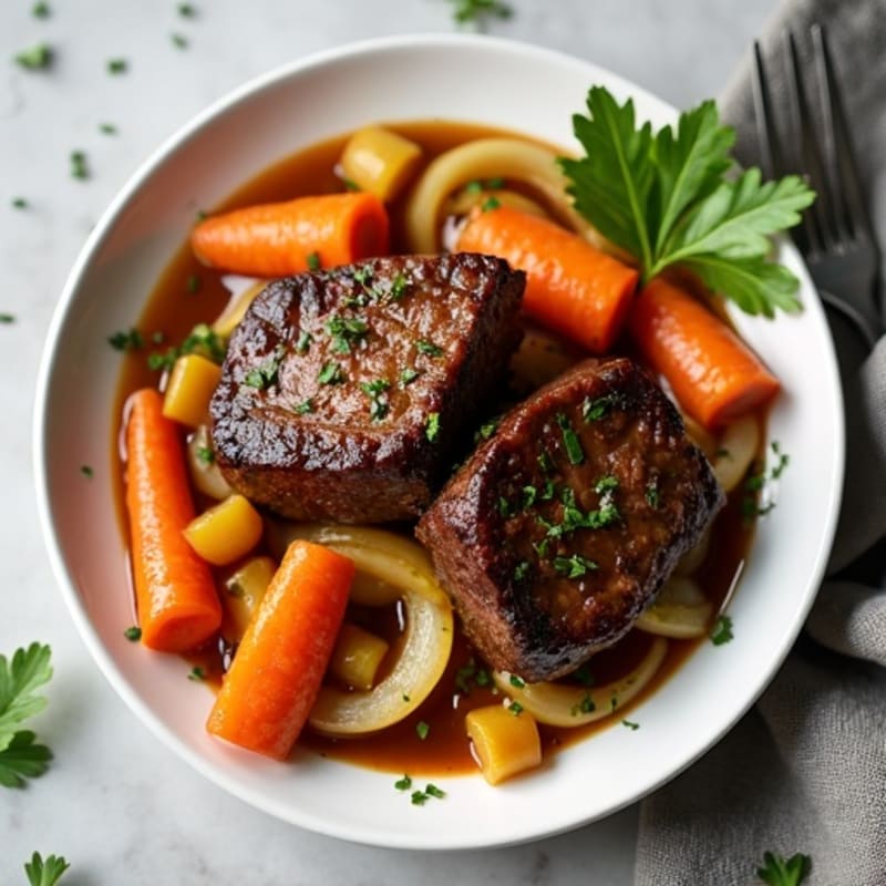 Tender Herb-Braised Short Ribs