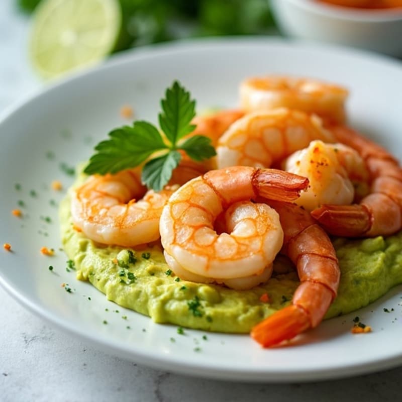 Fresh Citrus Marinated Shrimp with Creamy Avocado