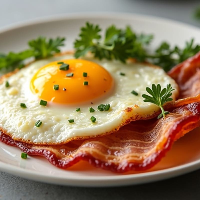 Crispy-Edge Sunny Eggs with Fresh Herbs