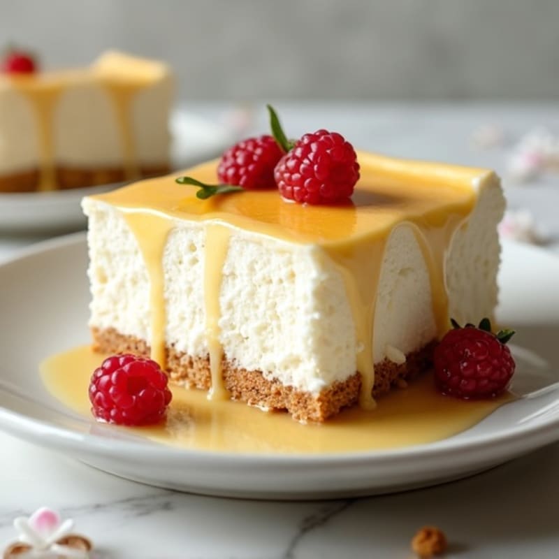 Creamy Greek Yogurt Protein Cheesecake
