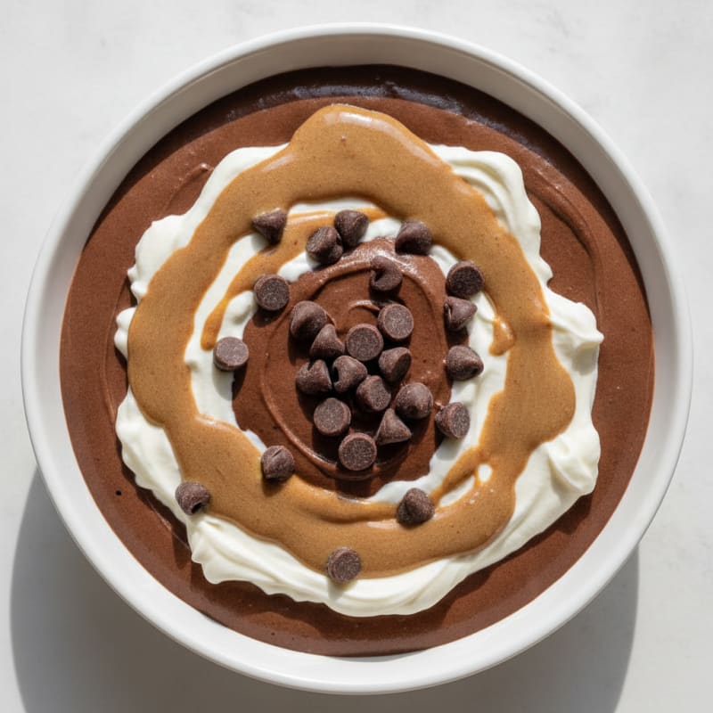 Silky Chocolate Protein Pudding with Greek Yogurt