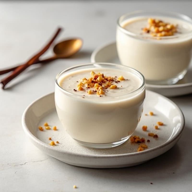 Silky Vanilla Protein Chia Pudding with Coconut Milk