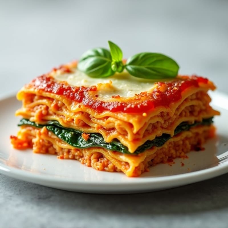 Roasted Vegetable Zucchini Lasagna