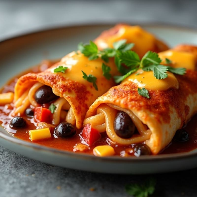 Baked Chili Chicken Enchiladas