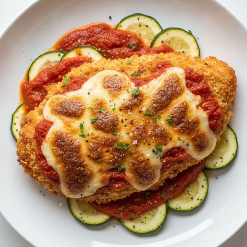 Baked Chicken Parmesan with Marinara