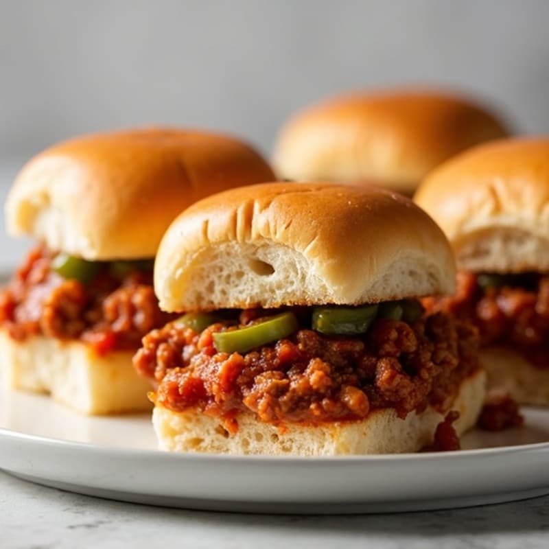 Healthy Lean Ground Beef Sloppy Joe Sliders