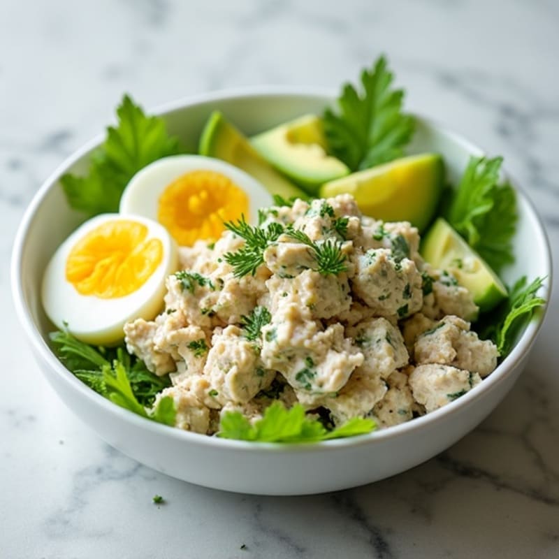 Creamy Fresh Herb Tuna Salad