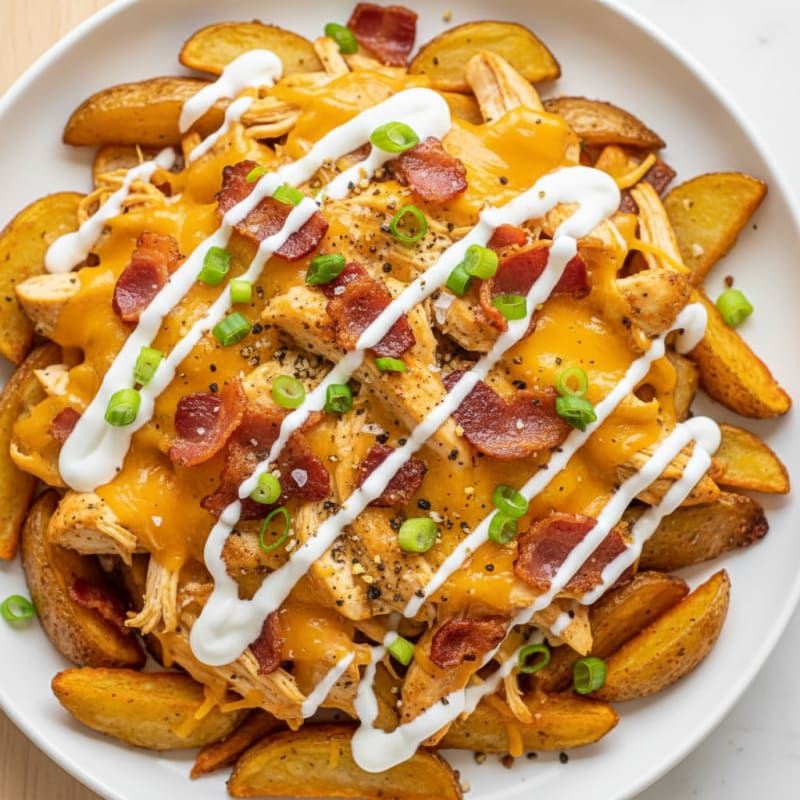 Crispy Bacon Cheddar Fries