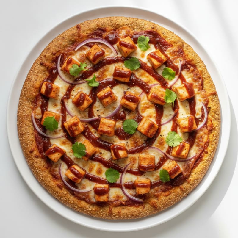 High-Protein BBQ Chicken Pizza