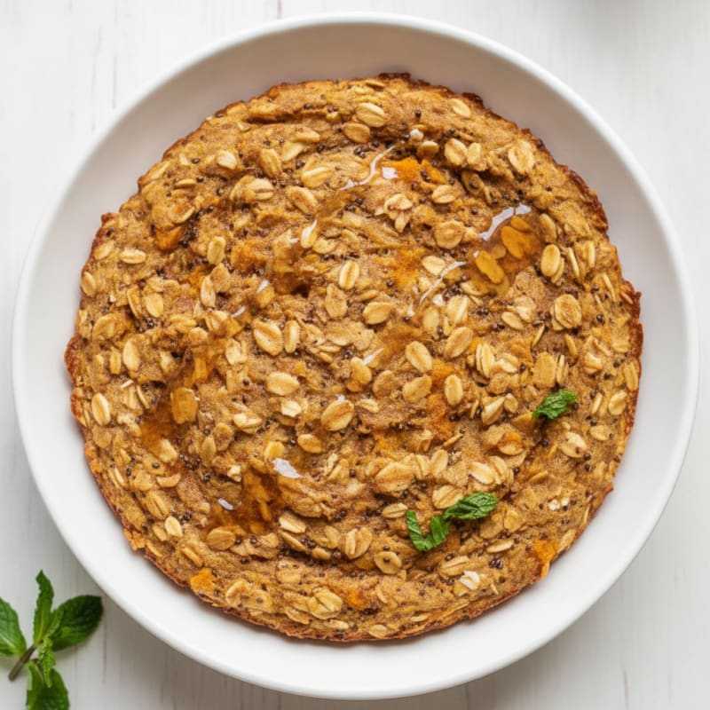 Pumpkin Spice Baked Oats with Chia