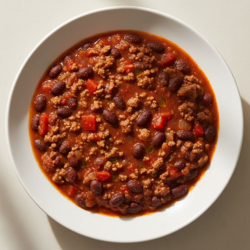 Smoky Ground Beef and Bean Chili