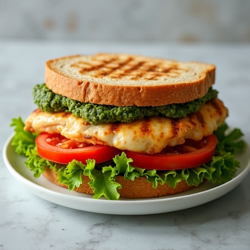 Grilled Pesto Chicken Sandwich
