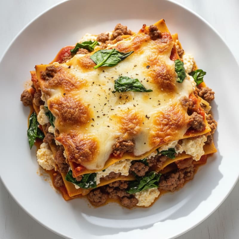 Classic Beef and Ricotta Lasagna Bake