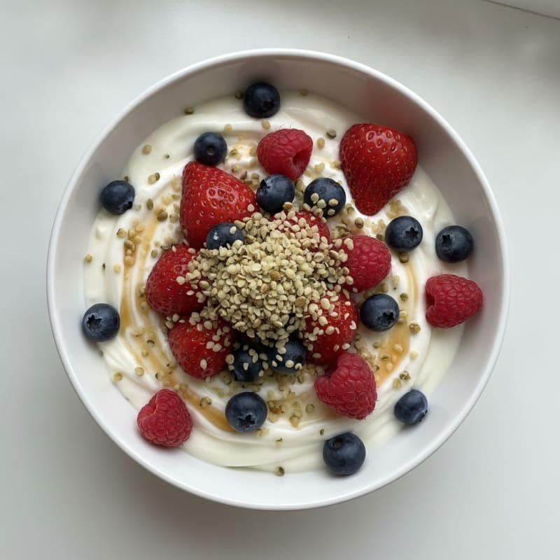 Creamy Greek Yogurt Protein Parfait with Mixed Berries