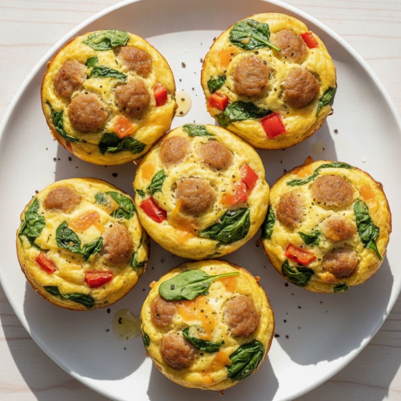 Baked Egg and Veggie Muffins