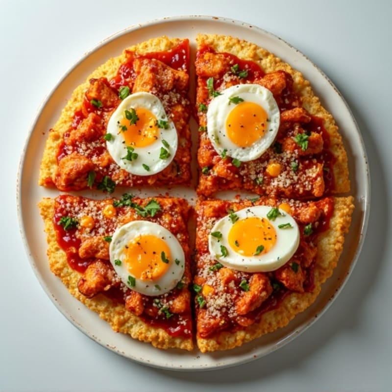 BBQ Pulled Chicken Cauliflower Crust Pizza