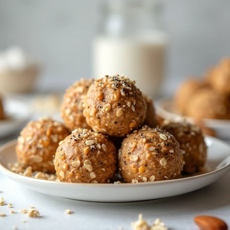 No-Bake Almond Butter Protein Bites