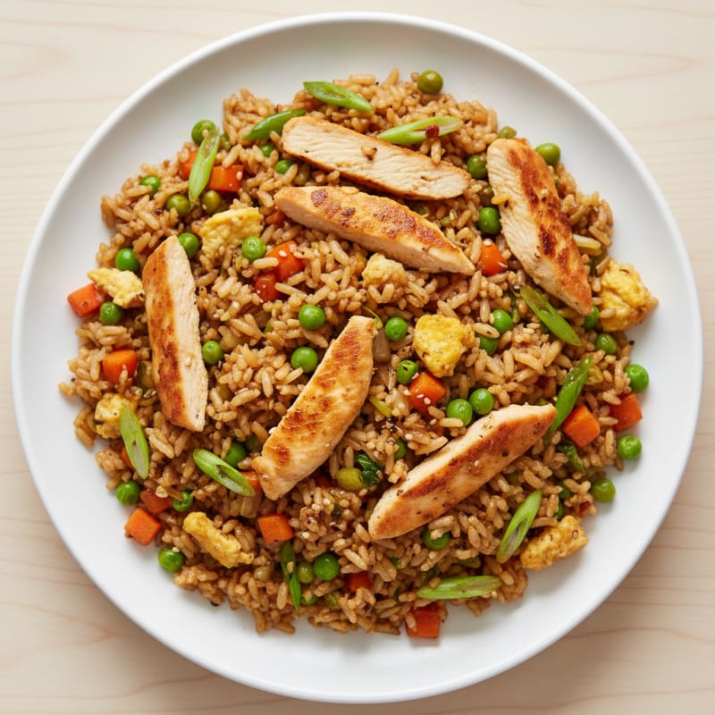 Chicken Fried Rice with Vegetables