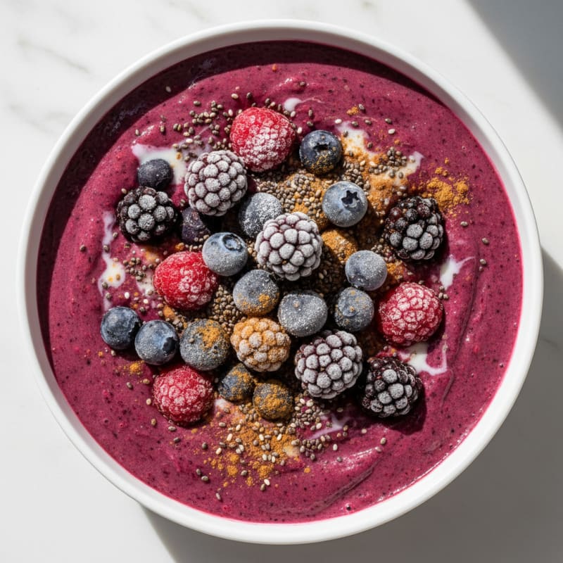 Triple Berry Protein Power Smoothie
