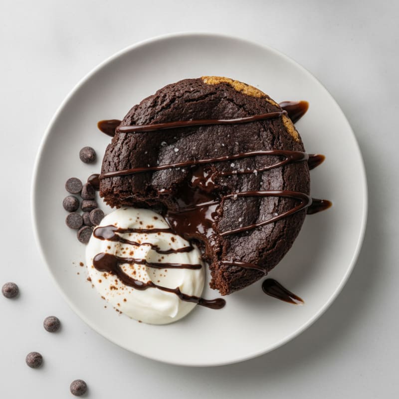 Fudgy Air Fryer Brownie