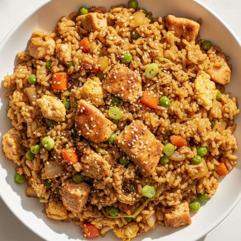 Chicken and Vegetable Fried Rice