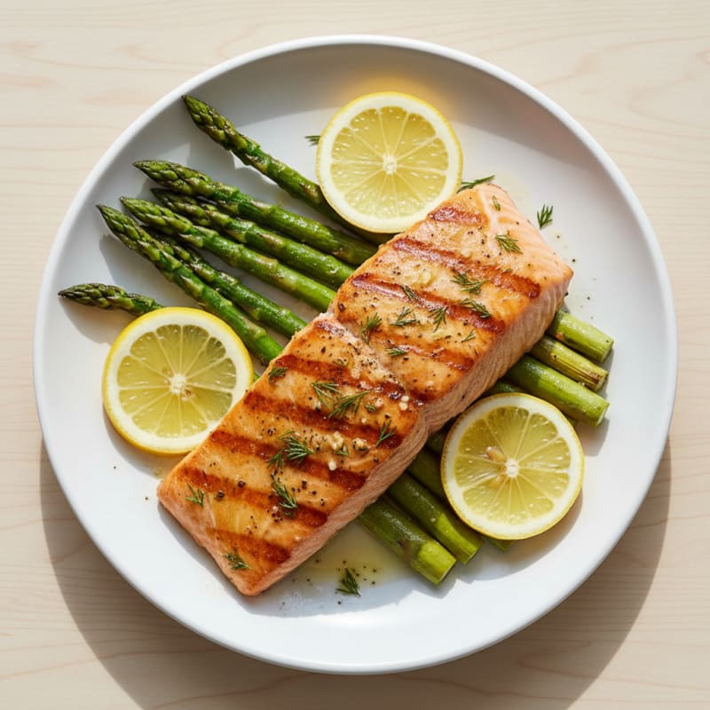 Golden Lemon-Herb Grilled Salmon