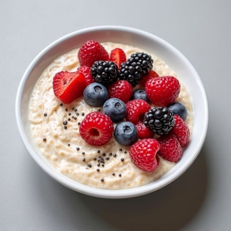 Protein-Packed Vanilla Berry Overnight Oats