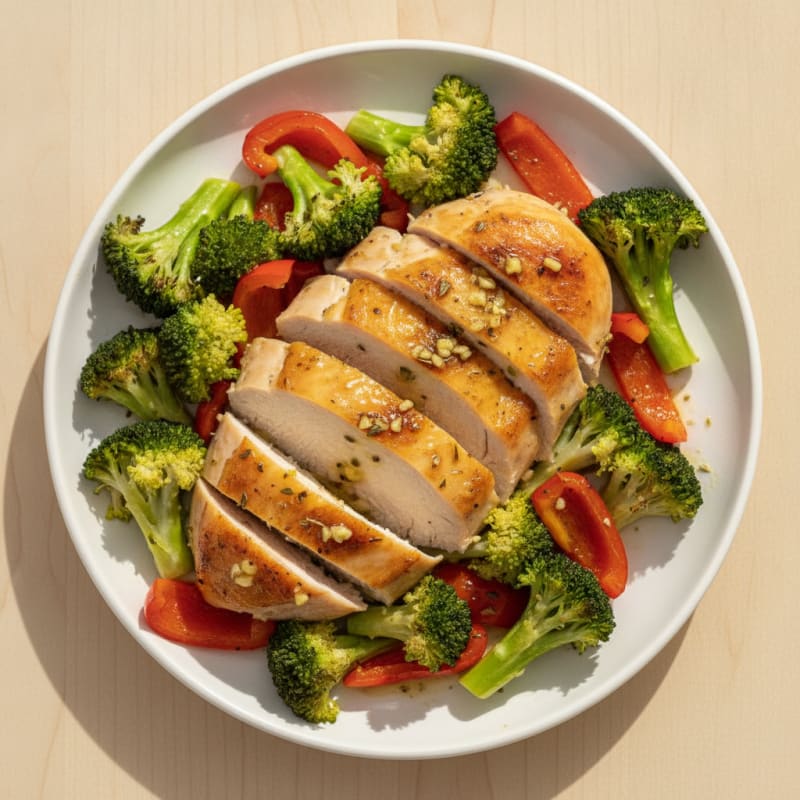 Lemon Herb-Roasted Chicken with Vegetables