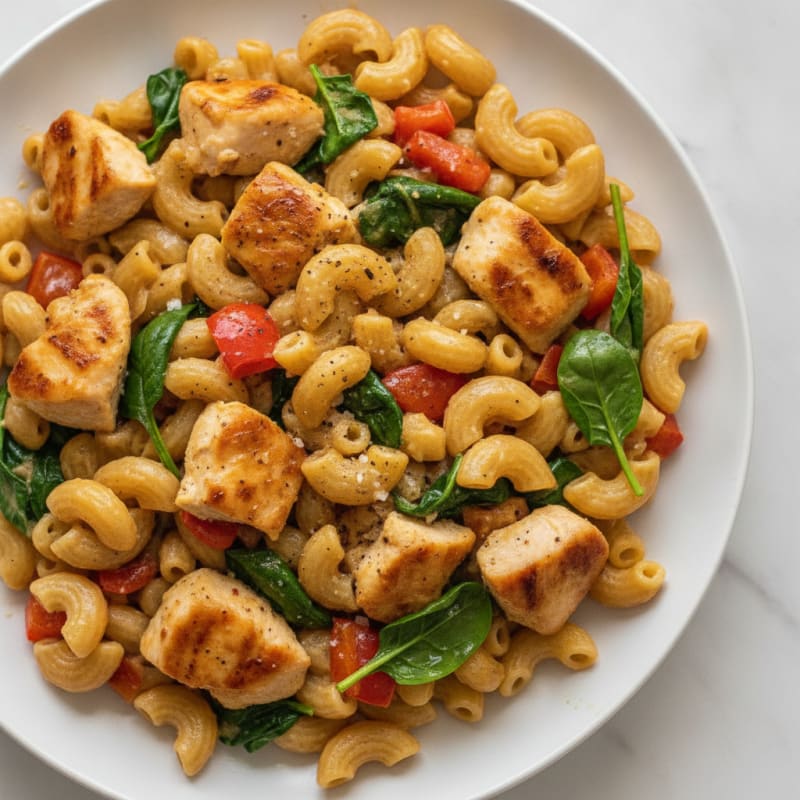 Chicken Macaroni Skillet