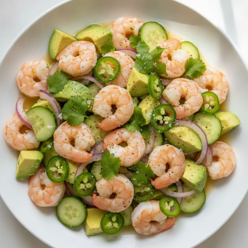 Shrimp Avocado Ceviche with Citrus Marinade