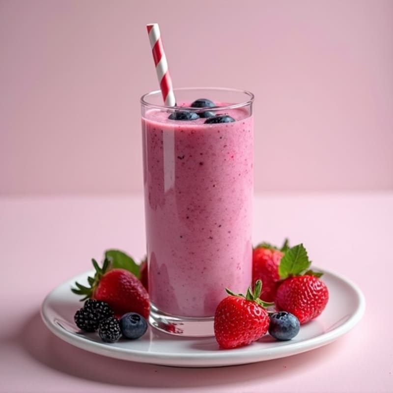 Creamy Berry Protein Smoothie