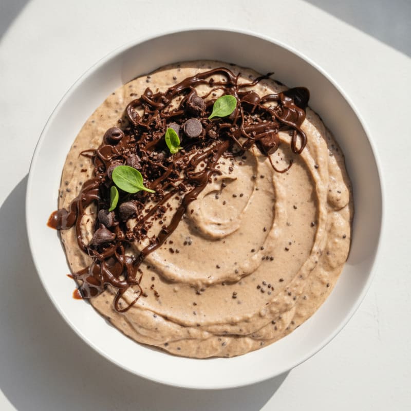 Silky Cottage Cheese and Cocoa Protein Pudding