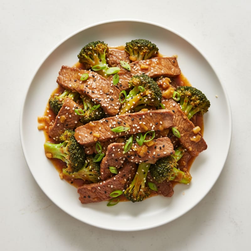 Tender Sesame Beef and Broccoli Stir-Fry