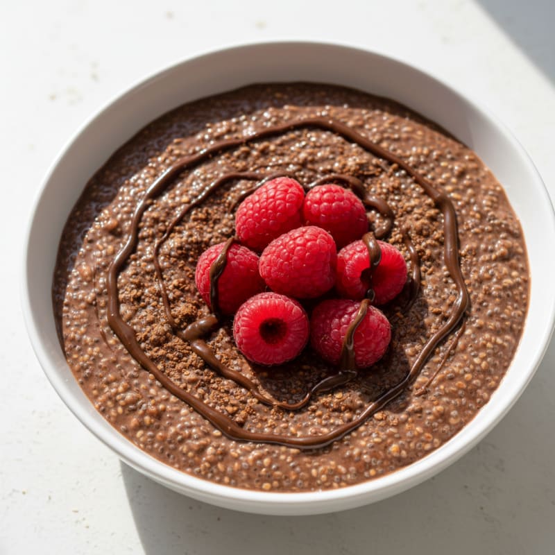 Protein Chocolate Chia Pudding
