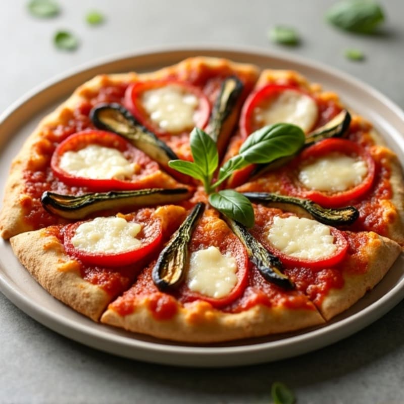 Crispy Chicken and Roasted Vegetable Pizza