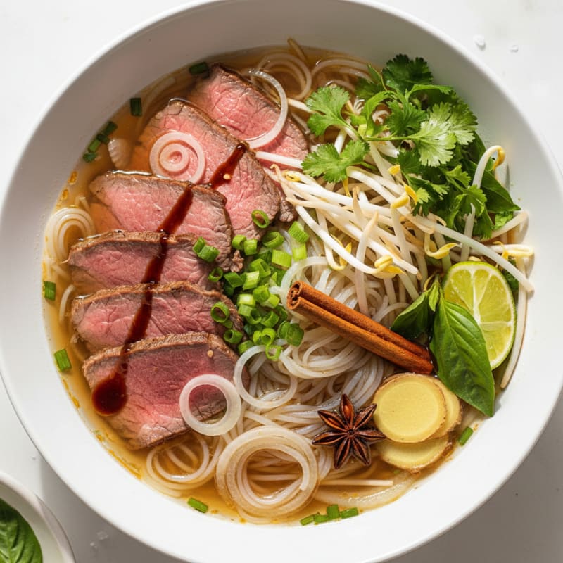 Tender Beef Pho with Silky Noodles
