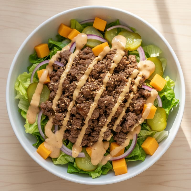 Big Mac Protein Bowl