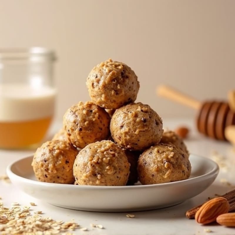 No-Bake Almond Butter Protein Bites