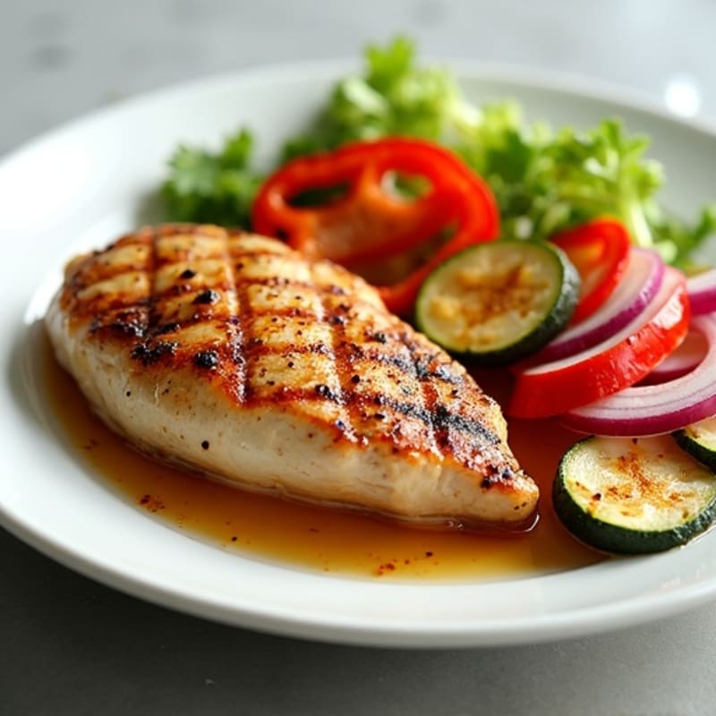 Roasted Chicken and Crispy Vegetable Medley