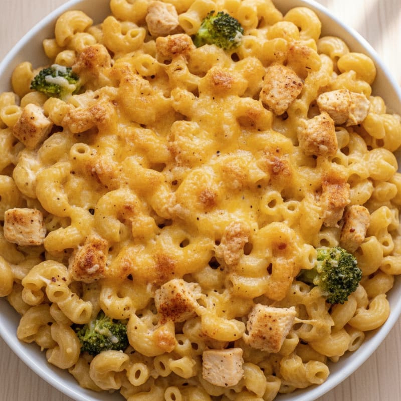 High-Protein Baked Macaroni and Cheese